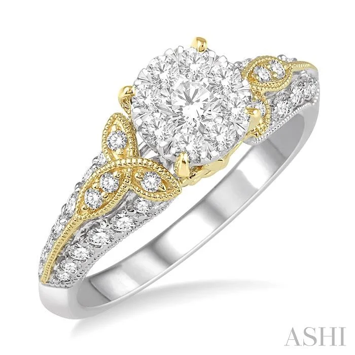 Shop Jewelry That Shines Without The High Price ROUND SHAPE LOVEBRIGHT DIAMOND ENGAGEMENT RING