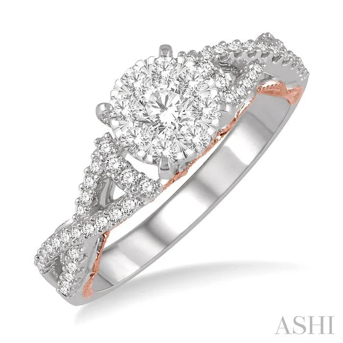 Elegant Jewelry, Affordable Luxury – Shop Now ROUND SHAPE LOVEBRIGHT DIAMOND ENGAGEMENT RING