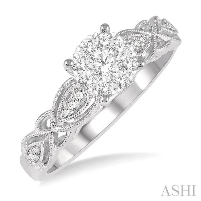 Breathtaking Jewelry At Limited-Time Savings ROUND SHAPE LOVEBRIGHT DIAMOND RING