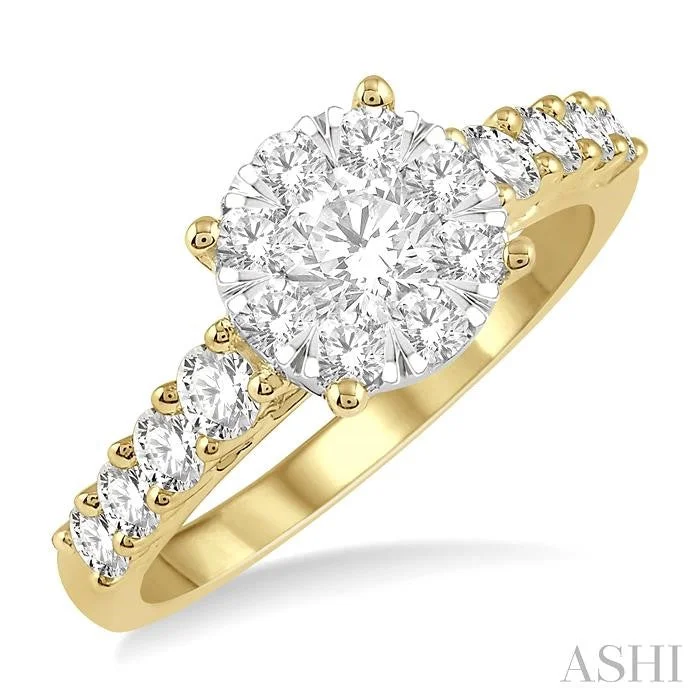 Last Chance To Shop High-End Jewelry At Markdown Prices ROUND SHAPE LOVEBRIGHT ESSENTIAL DIAMOND ENGAGEMENT RING