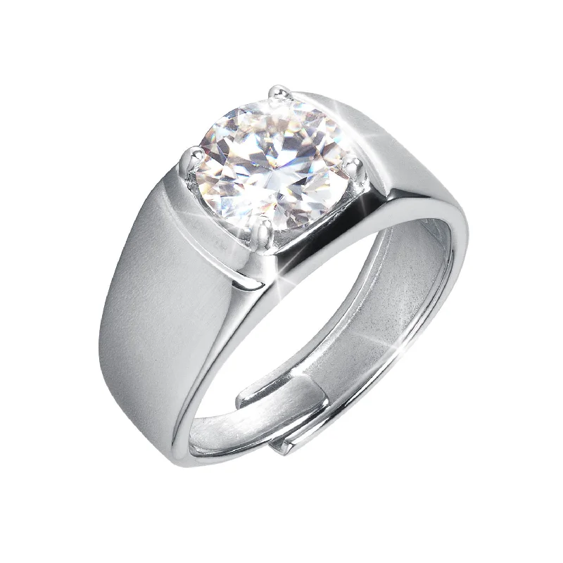 Sirius Moissanite Men's Ring