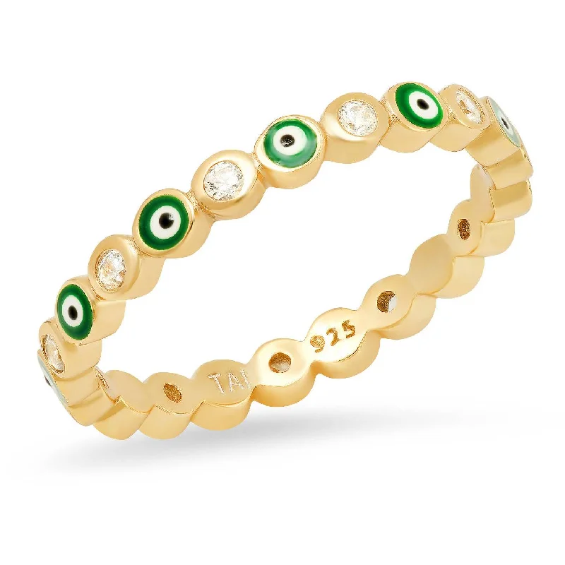 Handcrafted Jewelry Sale – Unique Designs At Low Prices TAI ENAMEL EVIL EYE RING
