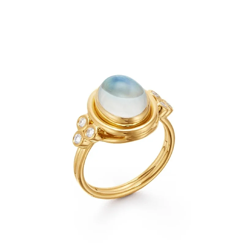 Luxury Jewelry At Unbeatable Discounts Temple St. Clair Blue Moonstone Temple Ring