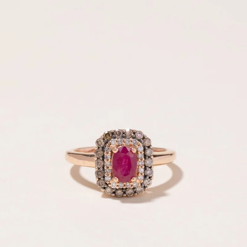 Must-Have Jewelry Pieces At Reduced Prices 14k Rose Gold Ruby and Diamond Ring | 0.54ctw, 0.43ctw | SZ 5.5 Must-Have Jewelry Pieces At Reduced Prices 14k Rose Gold Ruby and Diamond Ring | 0.54ctw, 0.43ctw | SZ 5.5