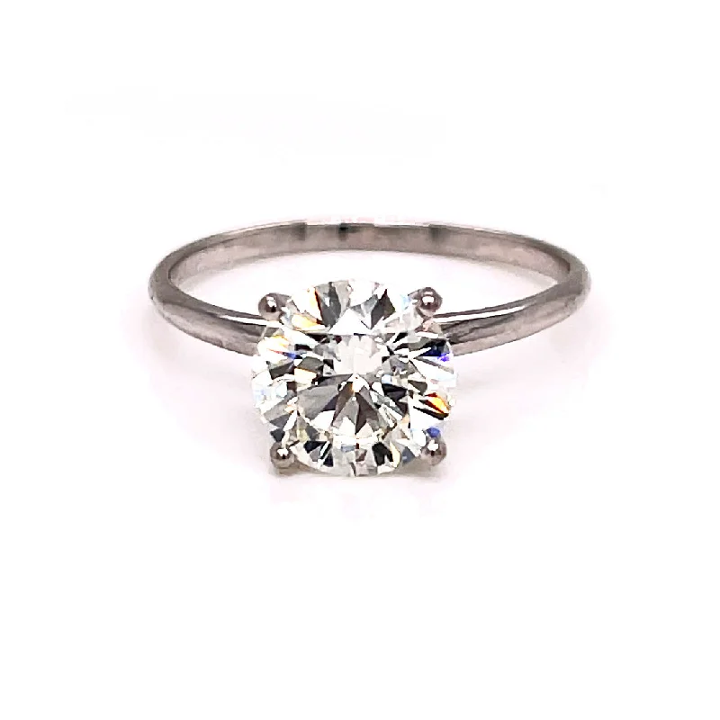 Jewelry Clearance – Final Chance To Save Big 2.10ct Round Laboratory Grown Diamond Solitaire Engagement Ring