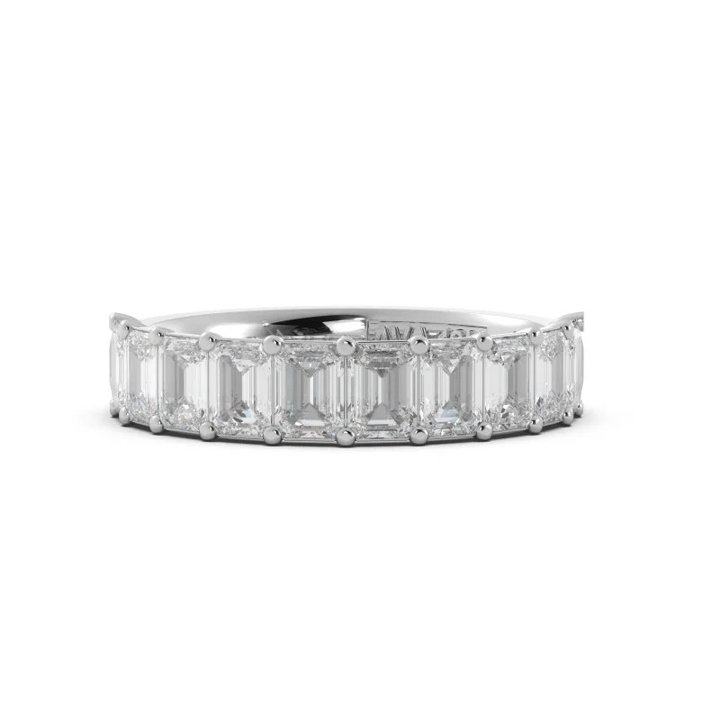 Exclusive Jewelry Discounts – Shop Now For Savings 2.50ct tw Emerald Cut Diamond Band