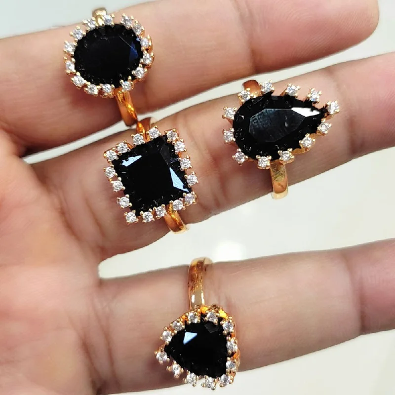 Chic, Trendy, And Affordable Jewelry Sale Aamrapali Austrian Stone And Crystal Stone Ring (1 Piece Only Assorted Design) Chic, Trendy, And Affordable Jewelry Sale Aamrapali Austrian Stone And Crystal Stone Ring (1 Piece Only Assorted Design)