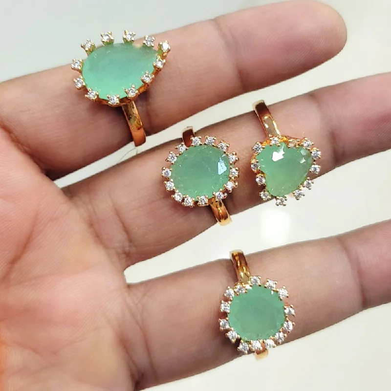 High-Quality Jewelry At A Fraction Of The Cost Aamrapali Austrian Stone And Crystal Stone Ring (1 Piece Only Assorted Design) High-Quality Jewelry At A Fraction Of The Cost Aamrapali Austrian Stone And Crystal Stone Ring (1 Piece Only Assorted Design)