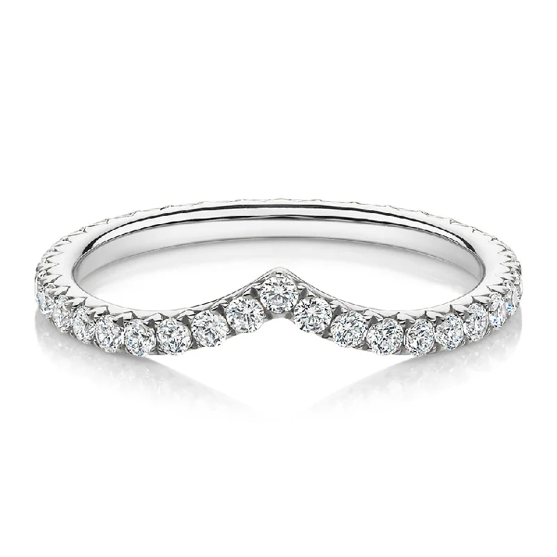 Grab Your Favorite Jewelry At The Lowest Prices All-rounder eternity band with 0.57 carats* of diamond simulants in 10 carat white gold Grab Your Favorite Jewelry At The Lowest Prices All-rounder eternity band with 0.57 carats* of diamond simulants in 10 carat white gold