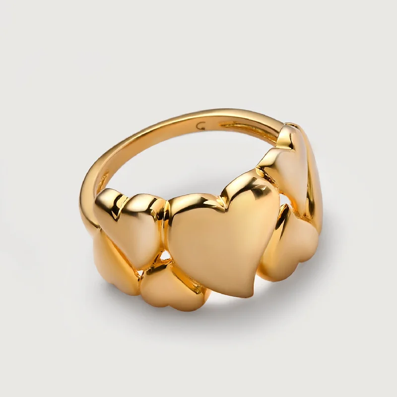 Special Deals On Handcrafted And Designer Jewelry Balloon Hearts Band Ring