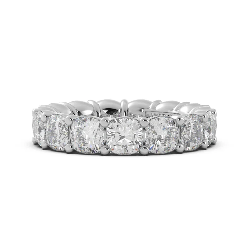 Celebrate Every Occasion With Sparkling Savings 8.00ct tw Cushion Cut Diamond Eternity Band