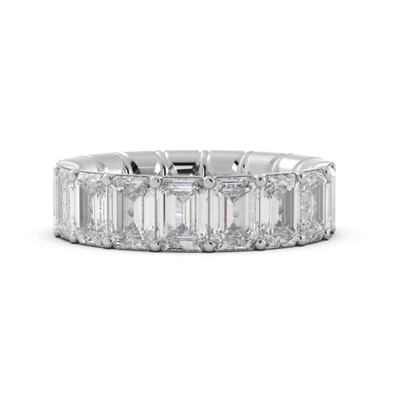 Special Offers On Handcrafted And Designer Jewelry 9.00ct tw Emerald Cut Diamond Eternity Band
