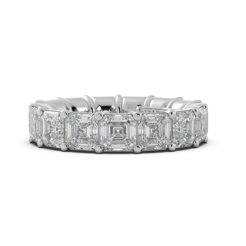 Exclusive Jewelry Offers – Sparkle For Less 8.00ct tw Asscher Cut Diamond Eternity Band Exclusive Jewelry Offers – Sparkle For Less 8.00ct tw Asscher Cut Diamond Eternity Band