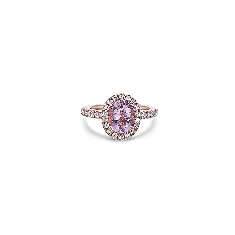 Morganite and Rose Gold