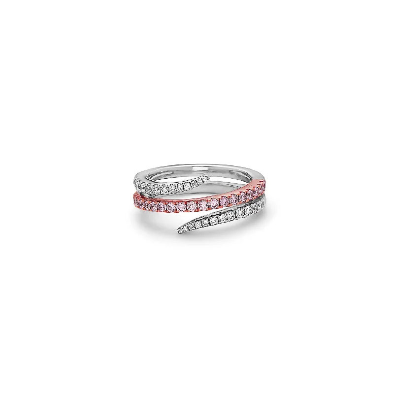 High-Quality Gemstone Jewelry For Special Occasions Diamond Swirl Ring