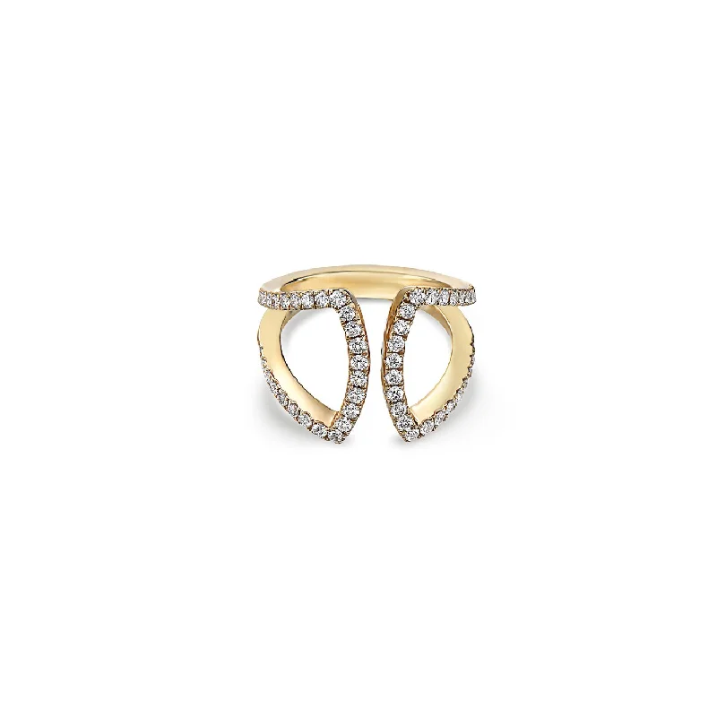 Clearance Sale On High-End Jewelry Collections Diamond U Ring