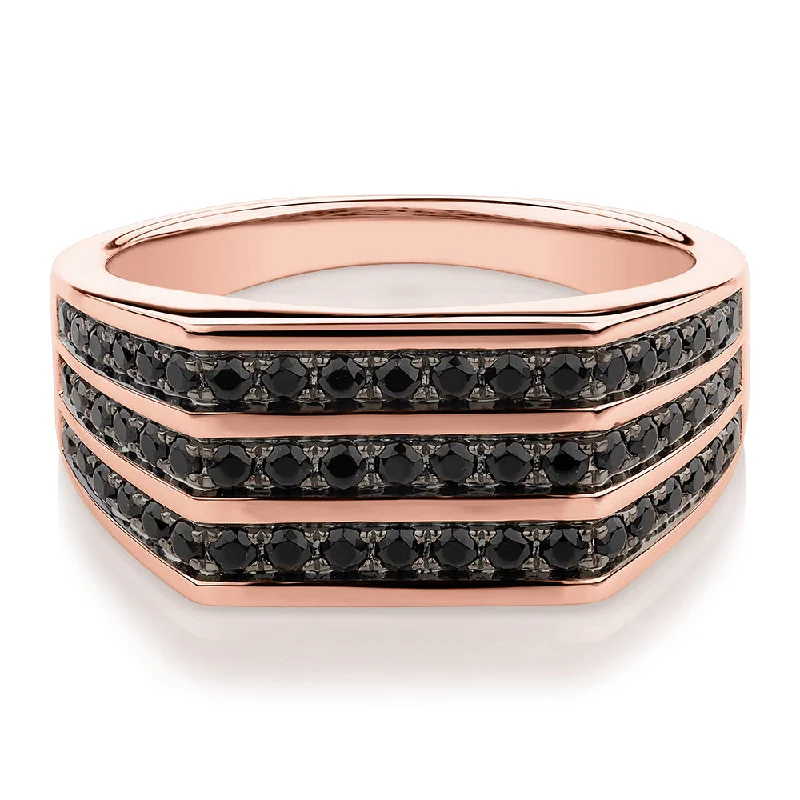 Exclusive Jewelry Bundles At Discounted Prices Dress ring with 0.74 carats* of diamond simulants in 10 carat rose gold