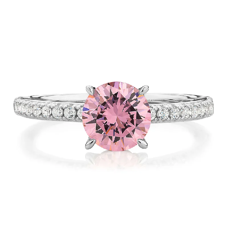 Once-A-Year Jewelry Sale – Grab Your Favorites Now Dress ring with 2.28 carats* of diamond simulants in sterling silver