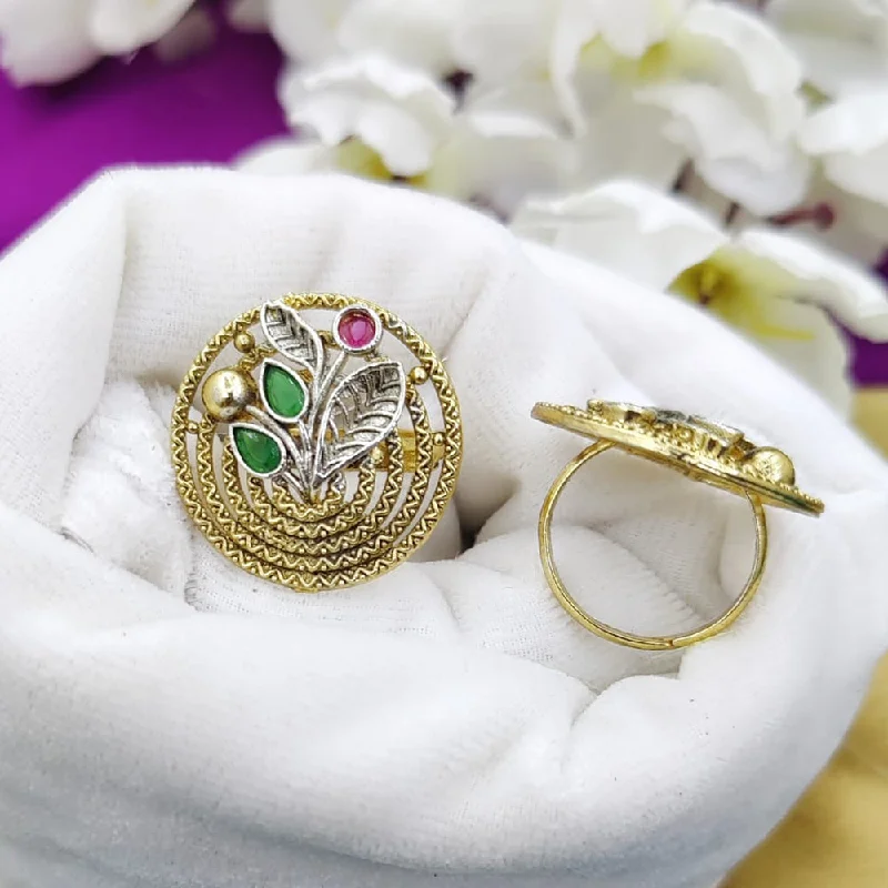 Don't Miss Our Biggest Jewelry Sale Of The Season Fancyla 2 Tone Plated Pota Stone Rings (1 Piece Only ) Don't Miss Our Biggest Jewelry Sale Of The Season Fancyla 2 Tone Plated Pota Stone Rings (1 Piece Only )