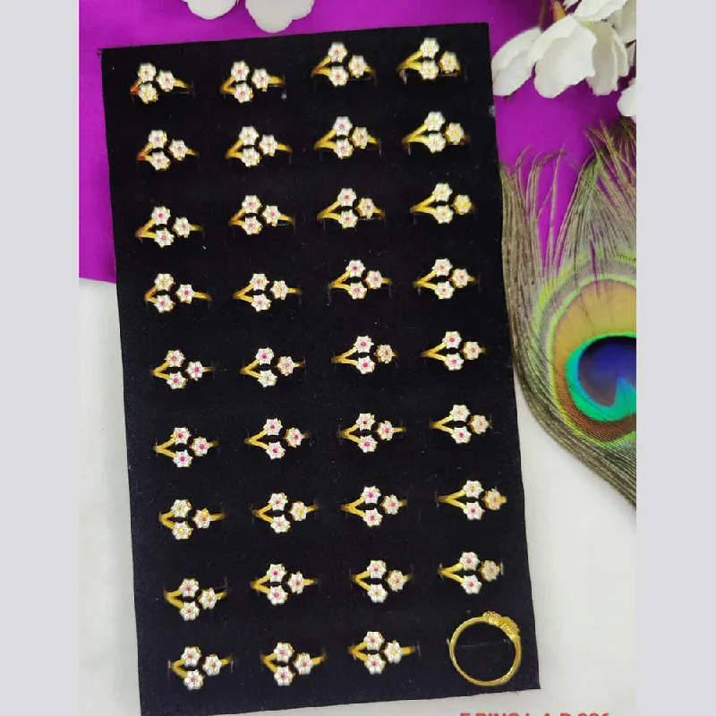 Dainty And Elegant Jewelry Now At Reduced Prices Fancyla Gold Plated Austrian Stone Rings Combo
