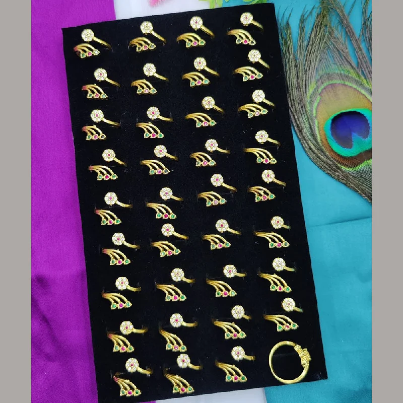 Grab Your Dream Jewelry At The Lowest Prices Fancyla Gold Plated Ring Combo