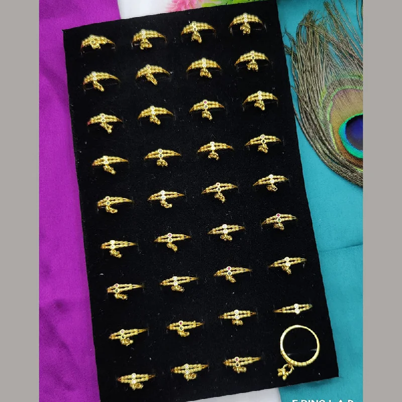 Handcrafted Jewelry Sale – Unique Designs At Low Prices Fancyla Gold Plated Ring Combo