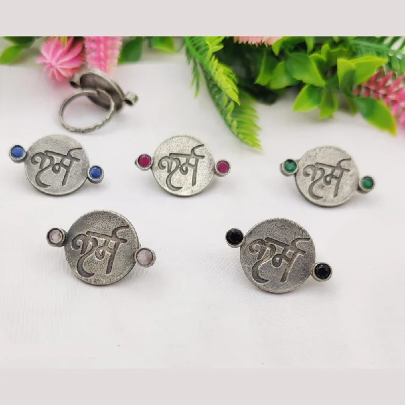 Unmissable Jewelry Discounts – Elevate Your Look For Less Fancyla Oxidised Plated  Rings