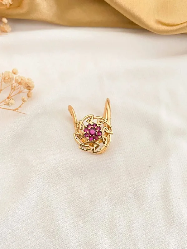 Upgrade Your Collection With Our Limited-Time Jewelry Sale Flower Design Vanki Type Finger Ring Upgrade Your Collection With Our Limited-Time Jewelry Sale Flower Design Vanki Type Finger Ring