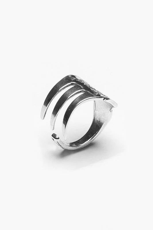 Jewelry Clearance Event – Stock Up Before It's Over Fork Laureate Sterling Silver Ring