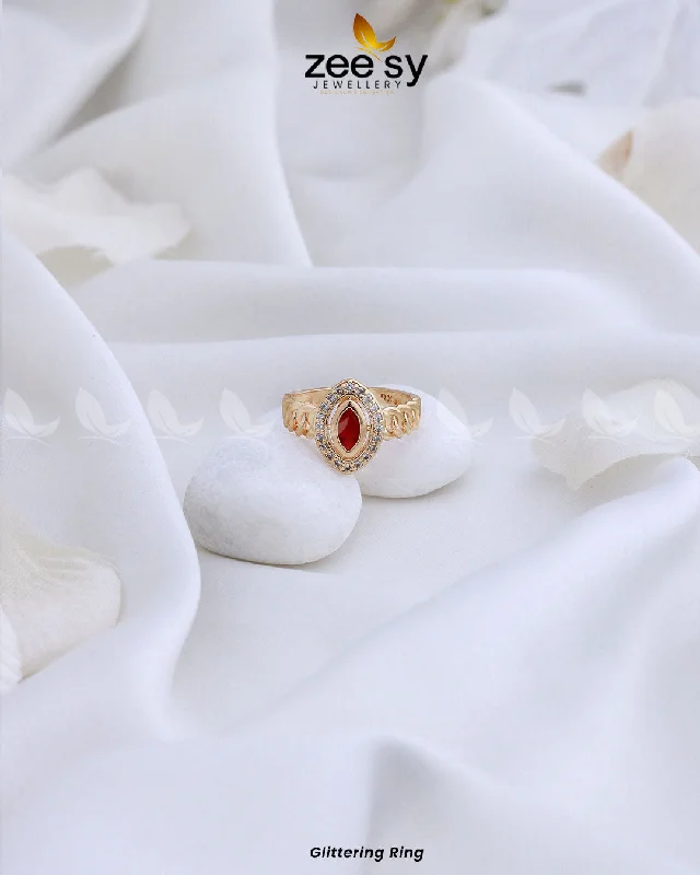 Bohemian-Inspired Jewelry For Free-Spirited Fashion Glittering Ring