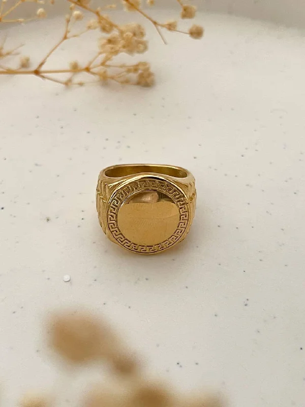 Breathtaking Jewelry At Limited-Time Savings Greek Style Coin Ring