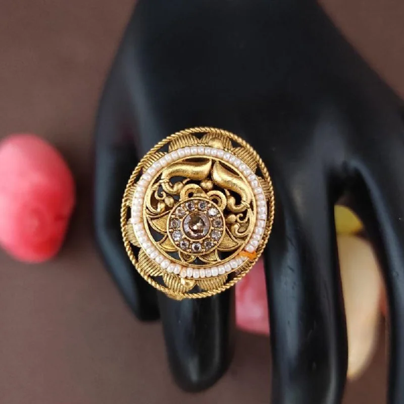 Jewelry Sale – Exclusive Styles At Lower Prices Heera Jewellers Gold Plated Austrian Stone Adjustable Ring