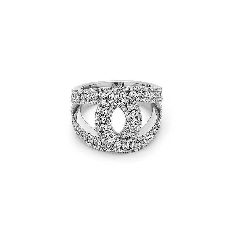 Timeless Elegance Now At Special Discounts Gold and Diamond C Band Ring