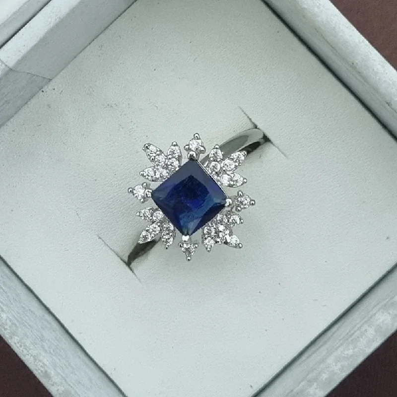 Flash Sale On Stunning Jewelry – Don't Miss Out Lucentarts Jewellery Silver Plated Crystal Stone Adjustable Rings Flash Sale On Stunning Jewelry – Don't Miss Out Lucentarts Jewellery Silver Plated Crystal Stone Adjustable Rings
