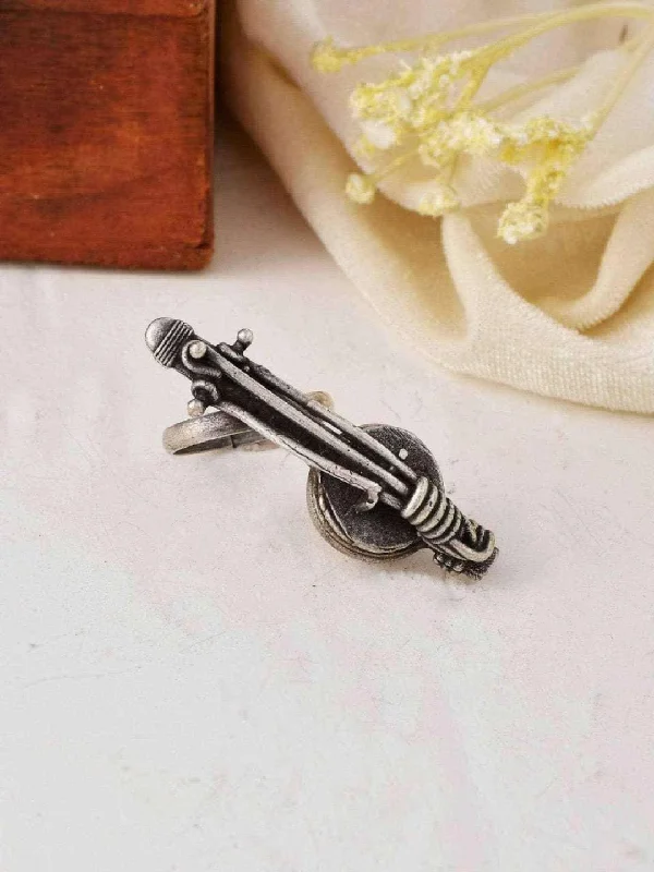 Shop Jewelry That Shines Without The High Price Oxidised Sangeet Veena Ring