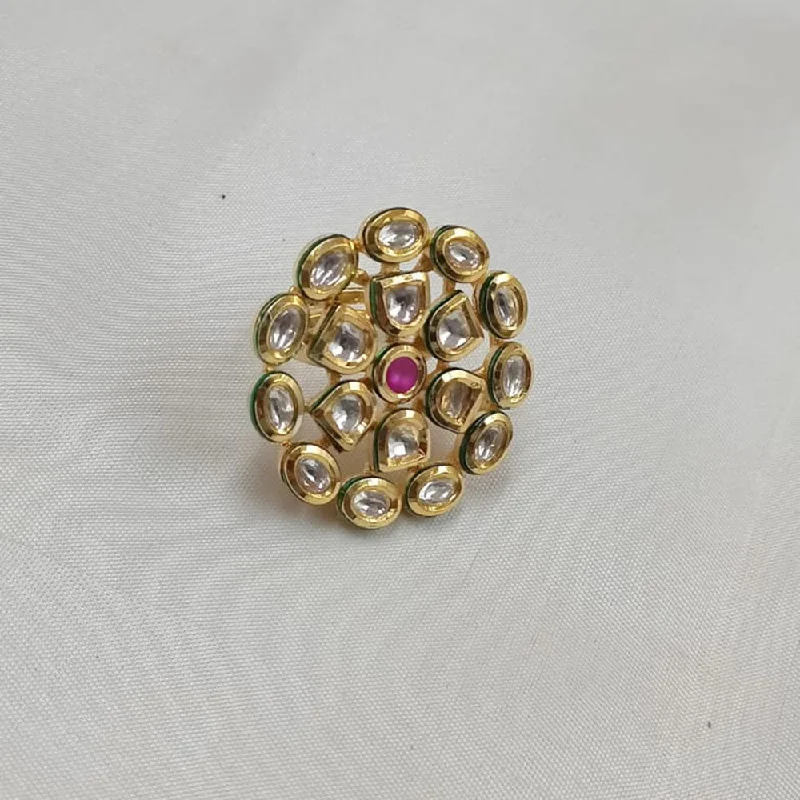 Don't Miss Our Biggest Jewelry Sale Of The Season Padmawati Bangles Gold Plated Kundan Stone Adjustable Ring