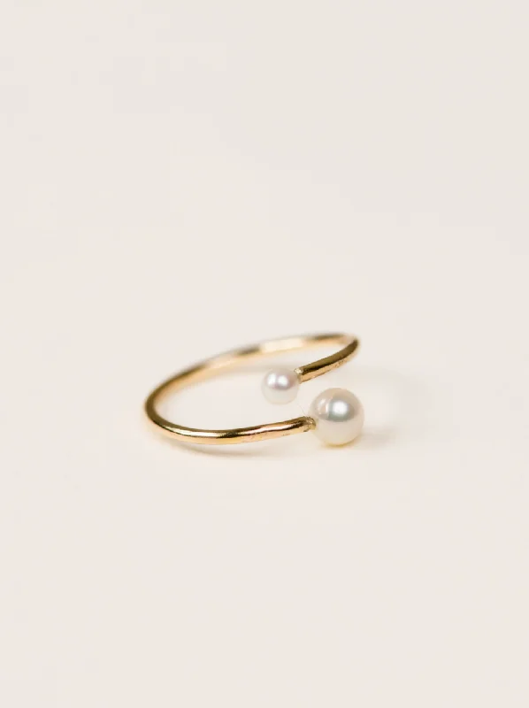 Elegant Jewelry At Unbeatable Prices – Shop Today Pearl Duo Ring
