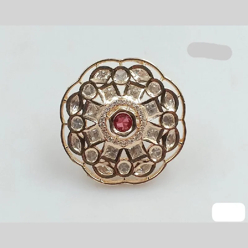 Shop Elegant Jewelry At Unbeatable Prices Rani Sati Jewels Gold Plated Polki Kundan Stone Ring
