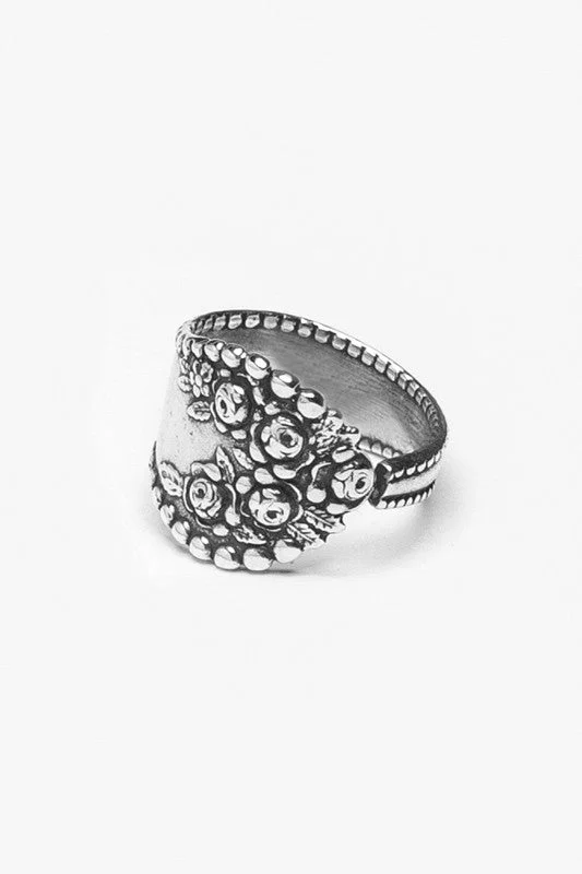 Sparkle For Less – Shop Jewelry Deals Now Rosemary Sterling Silver Spoon Ring