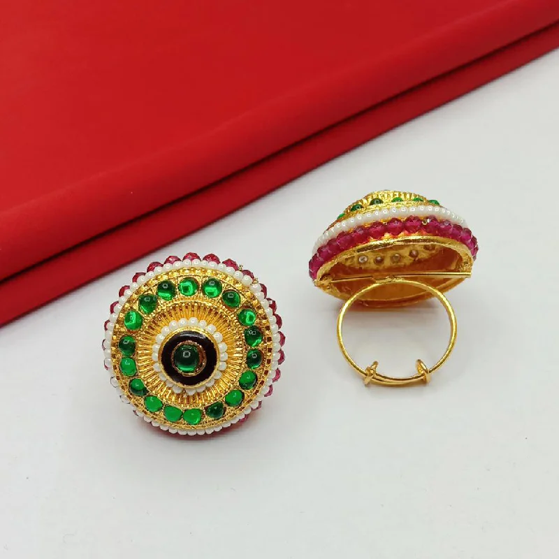 Exclusive Online Discounts On Stylish Jewelry SP Jewellery Gold Plated Pearl And Pota Stone Ring (1 Piece Only) Exclusive Online Discounts On Stylish Jewelry SP Jewellery Gold Plated Pearl And Pota Stone Ring (1 Piece Only)