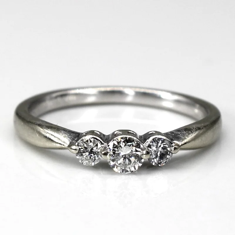 Fashion-Forward Jewelry At Incredible Prices Three Stone Diamond Ring | 0.25ct | SZ 5.25 |