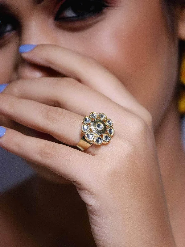 Exclusive Jewelry Bundles At Discounted Prices Tiny Dabi Kundan Ring