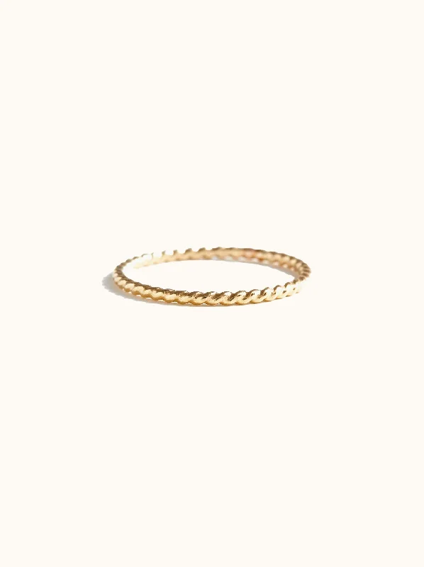 Modern Jewelry At Exclusive Discounts – Shop Today Twisted Stacking Ring