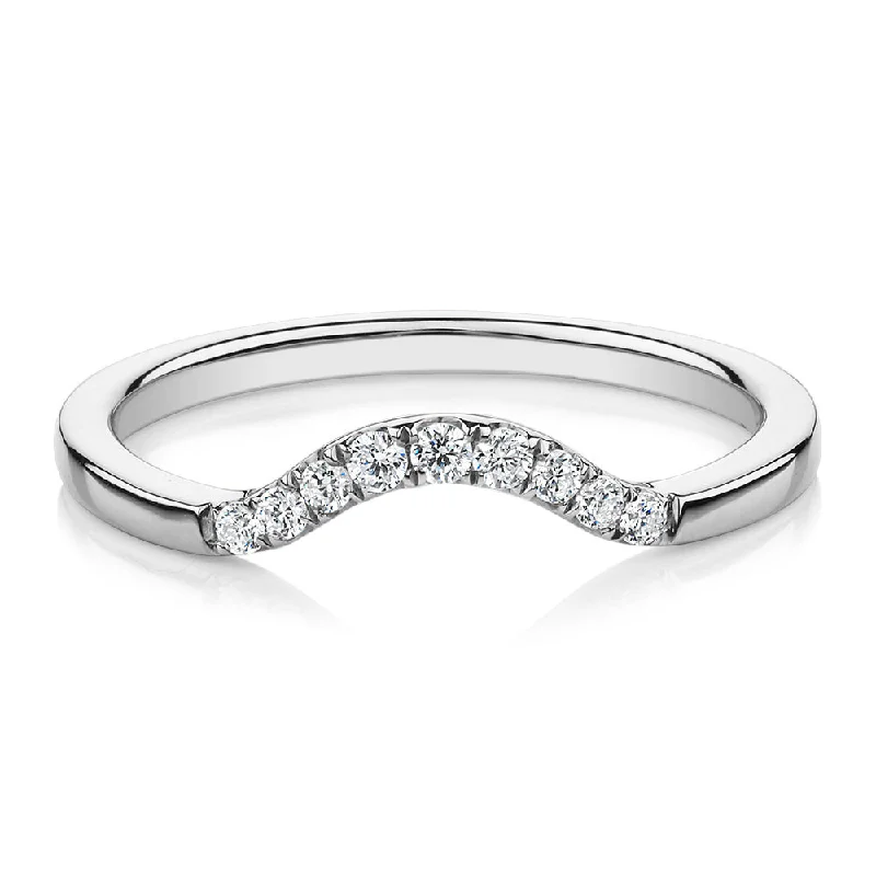 Grab Exquisite Jewelry At The Lowest Prices Wedding or eternity band in 10 carat white gold