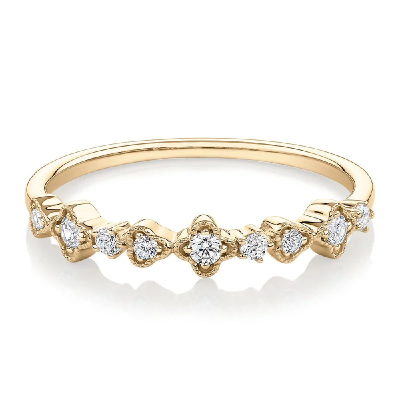 Shop Signature Jewelry Styles At Exclusive Prices Wedding or eternity band with diamond simulants in 10 carat yellow gold Shop Signature Jewelry Styles At Exclusive Prices Wedding or eternity band with diamond simulants in 10 carat yellow gold