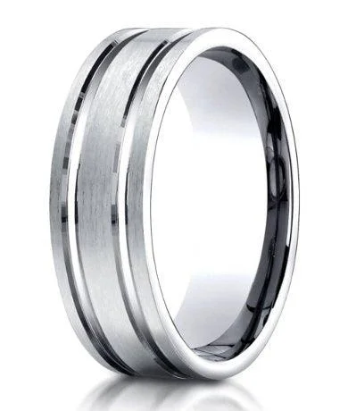 Limited-Time Jewelry Sale – Don't Miss These Deals 8mm Men's Benchmark Titanium Ring with Two Polished Lines Limited-Time Jewelry Sale – Don't Miss These Deals 8mm Men's Benchmark Titanium Ring with Two Polished Lines