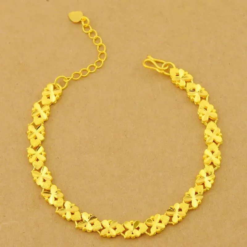 Luxury Jewelry At Unbeatable Discounts Bracelet Jewelry Brass Gold Plated Lucky Bracelet Model-04 Luxury Jewelry At Unbeatable Discounts Bracelet Jewelry Brass Gold Plated Lucky Bracelet Model-04