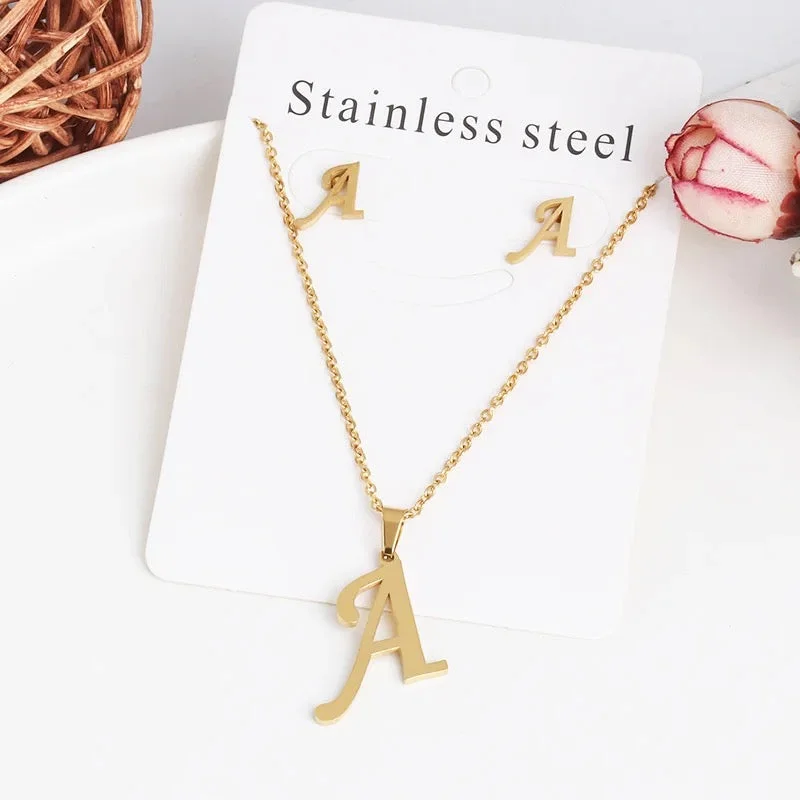 Seasonal Jewelry Deals – Elevate Your Style Charm Stainless Steel Initial Pendant Necklace For Women S4489488 Seasonal Jewelry Deals – Elevate Your Style Charm Stainless Steel Initial Pendant Necklace For Women S4489488