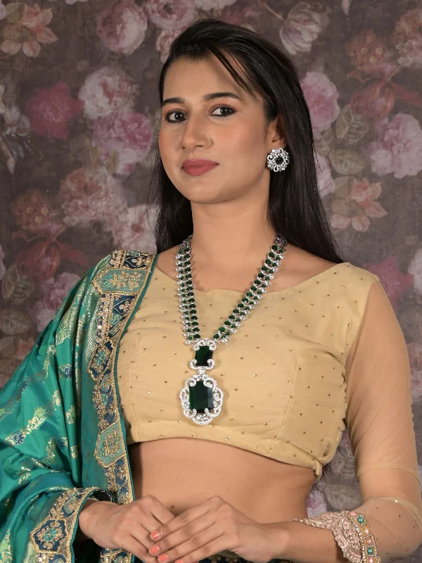 Elegant Jewelry, Exclusive Prices – Shop Now Odette Green Stones Long Jewelery Set For Women Elegant Jewelry, Exclusive Prices – Shop Now Odette Green Stones Long Jewelery Set For Women