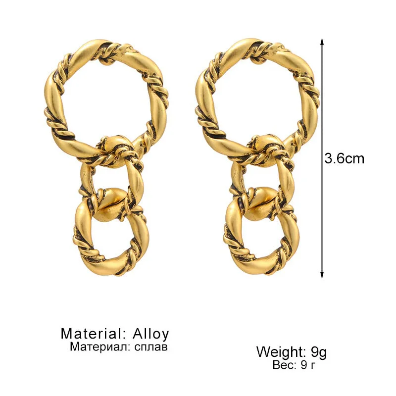 Limited-Time Offer On Elegant Jewelry Pieces Women's Simple Design Earrings 474051
